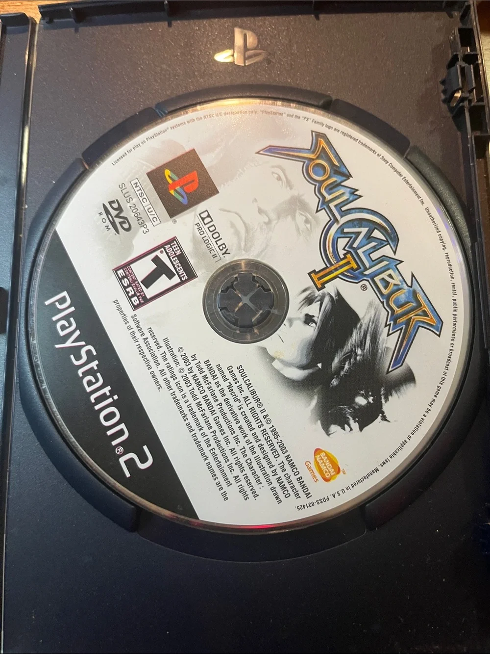 2003 PS2 (PlayStation 2) CIB Soulcalibur II with Manual